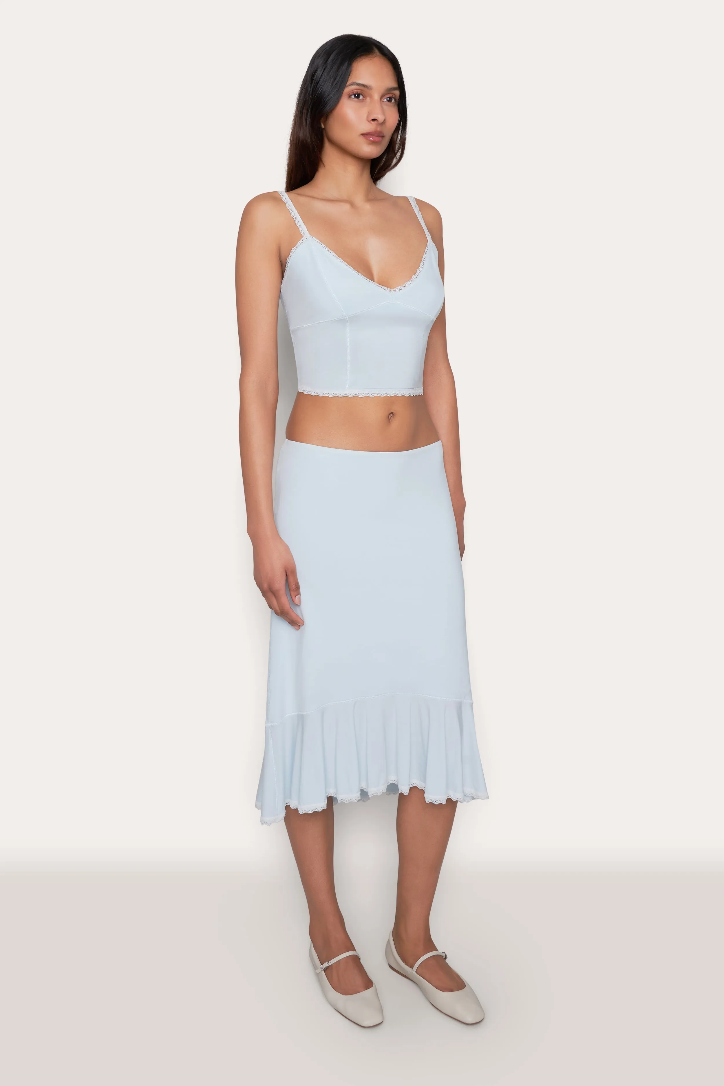 Low Rise Dainty Midi Skirt sold by Guizio product image thumbnail 2