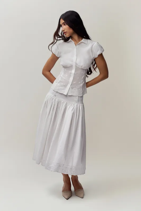 Rinka Maxi Skirt sold by Guizio