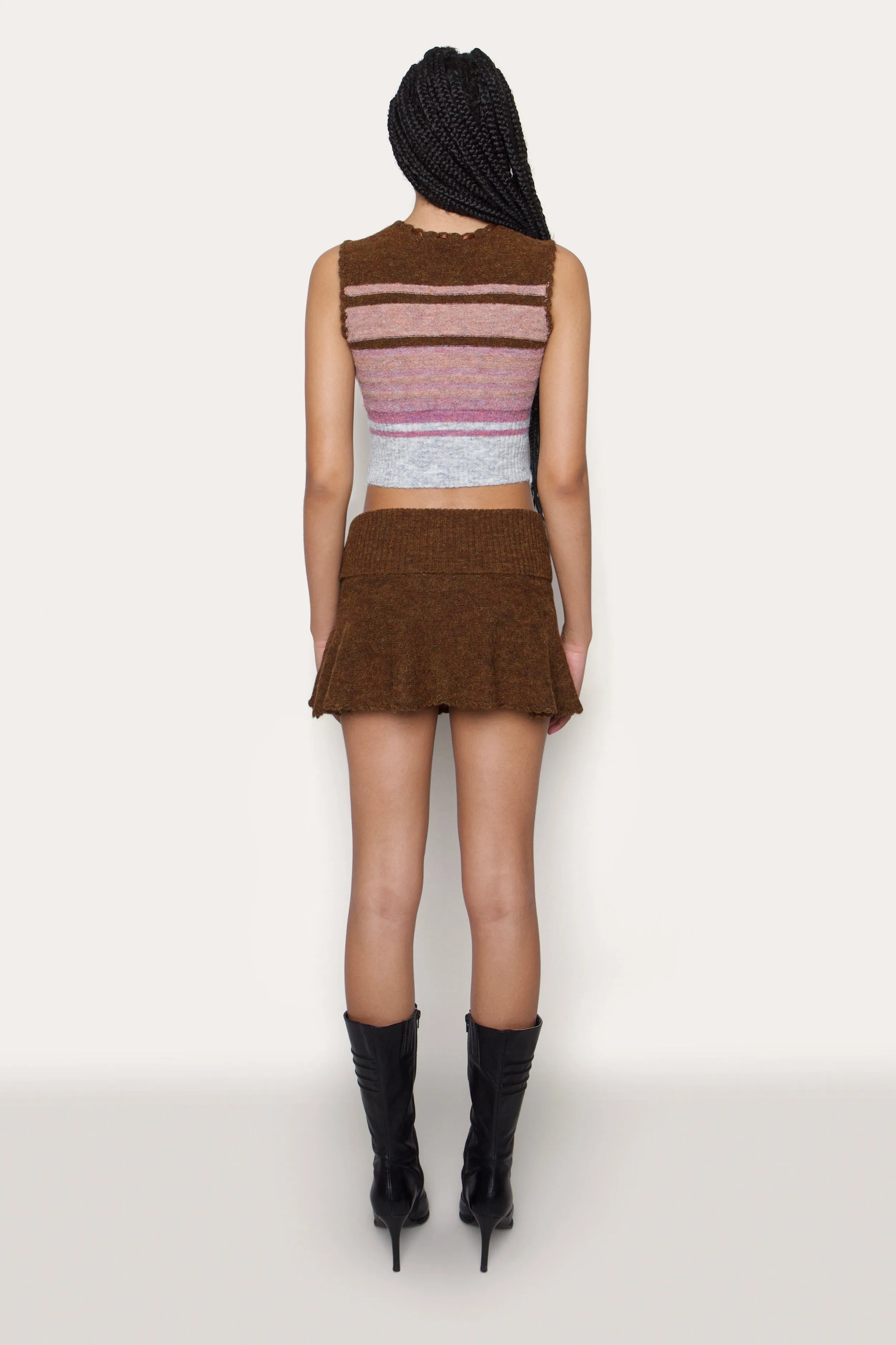 Heart Scallop Mini Skirt sold by Guizio product image thumbnail 5
