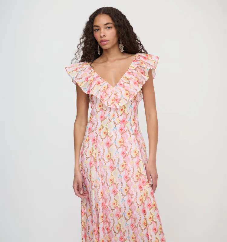 The Milani Dress - Clover Chain made by Hill House Home