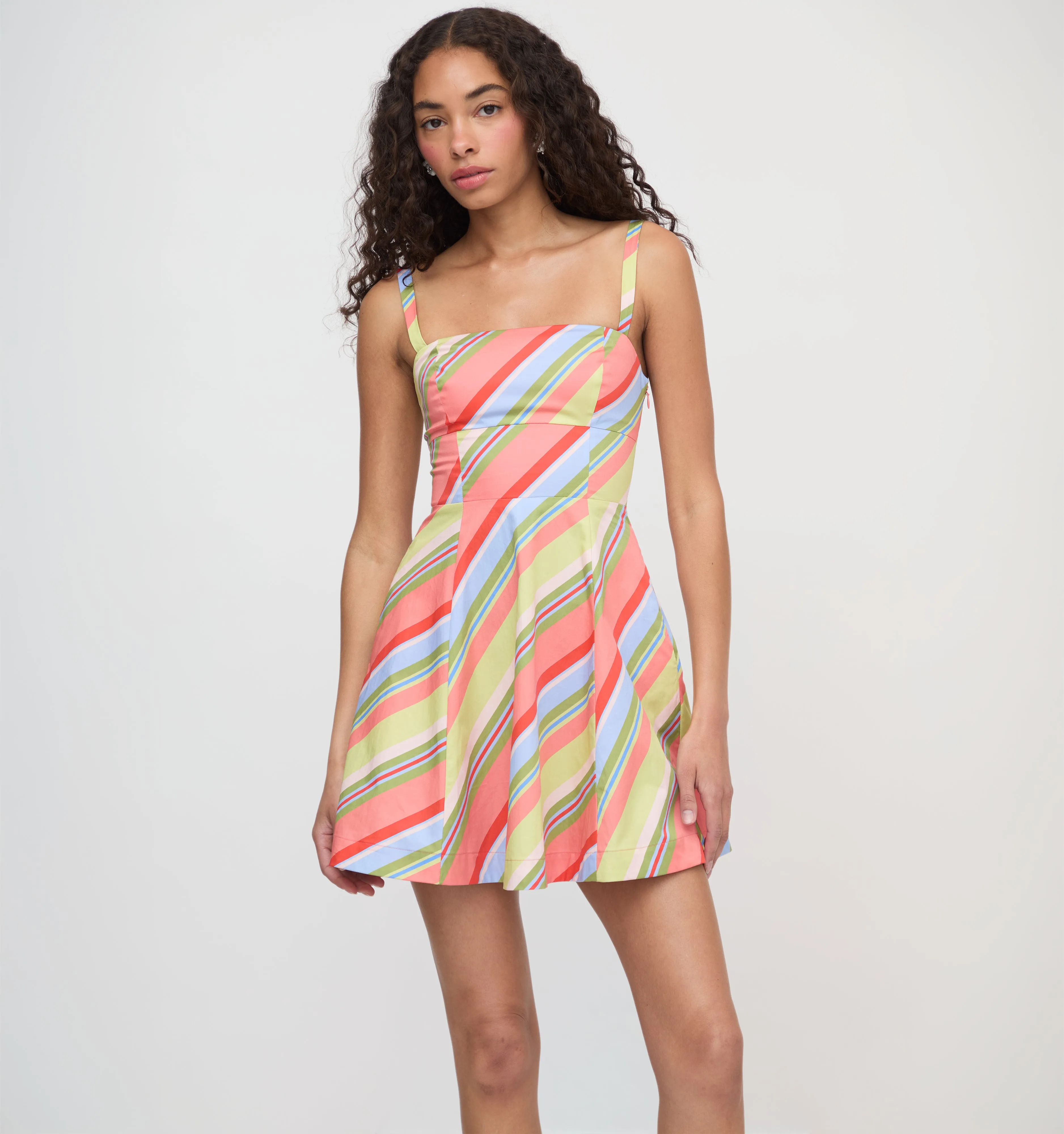 The Margot Mini Dress - Sherbet Stripe sold by Hill House Home product image thumbnail 2