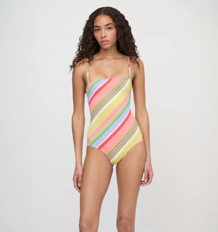 The Giana One Piece - Sherbet Stripe made by Hill House Home