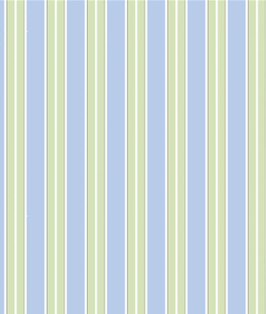 The Quilted Duffle Bag - Blue/Green Stripe sold by Hill House Home product image thumbnail 3
