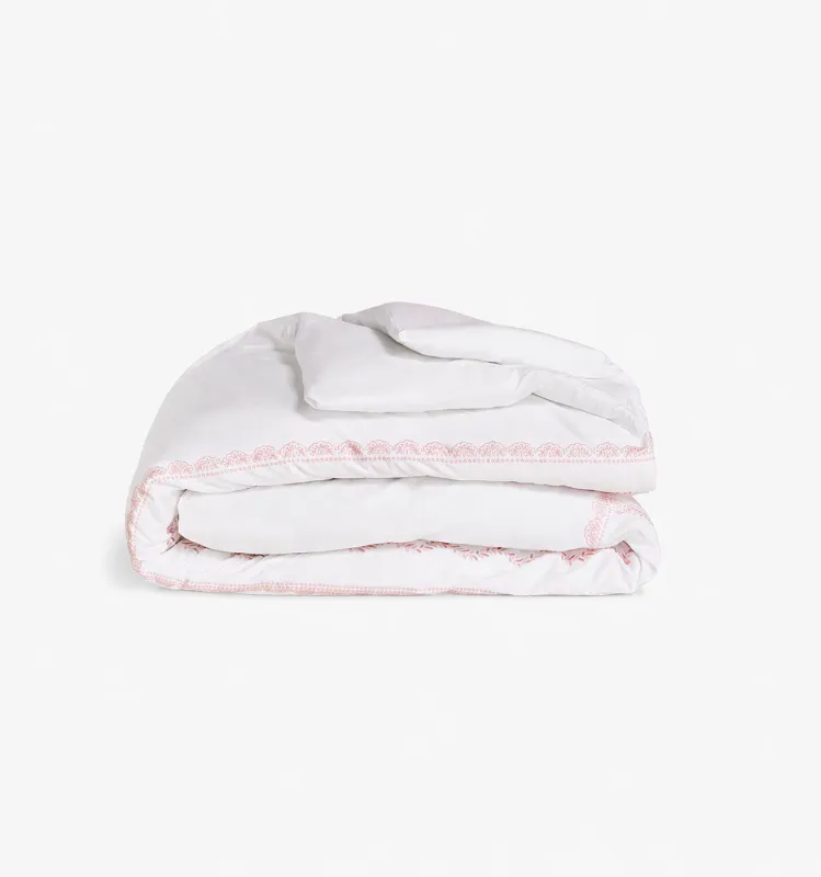 The Duvet Cover - Blush Multi Sloane made by Hill House Home