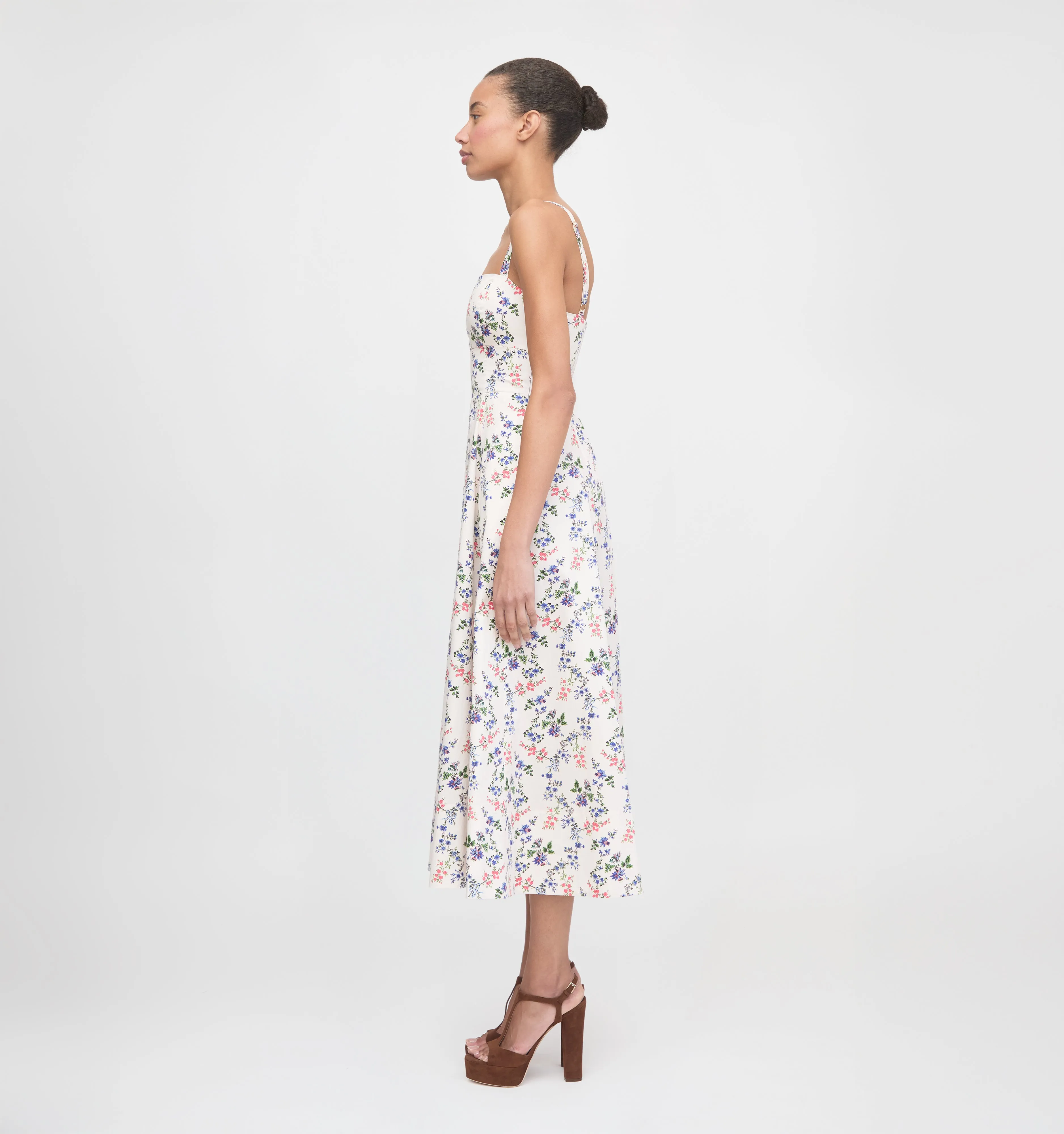The Margot Dress - Pink Scallop Bow Chintz sold by Hill House Home product image thumbnail 4