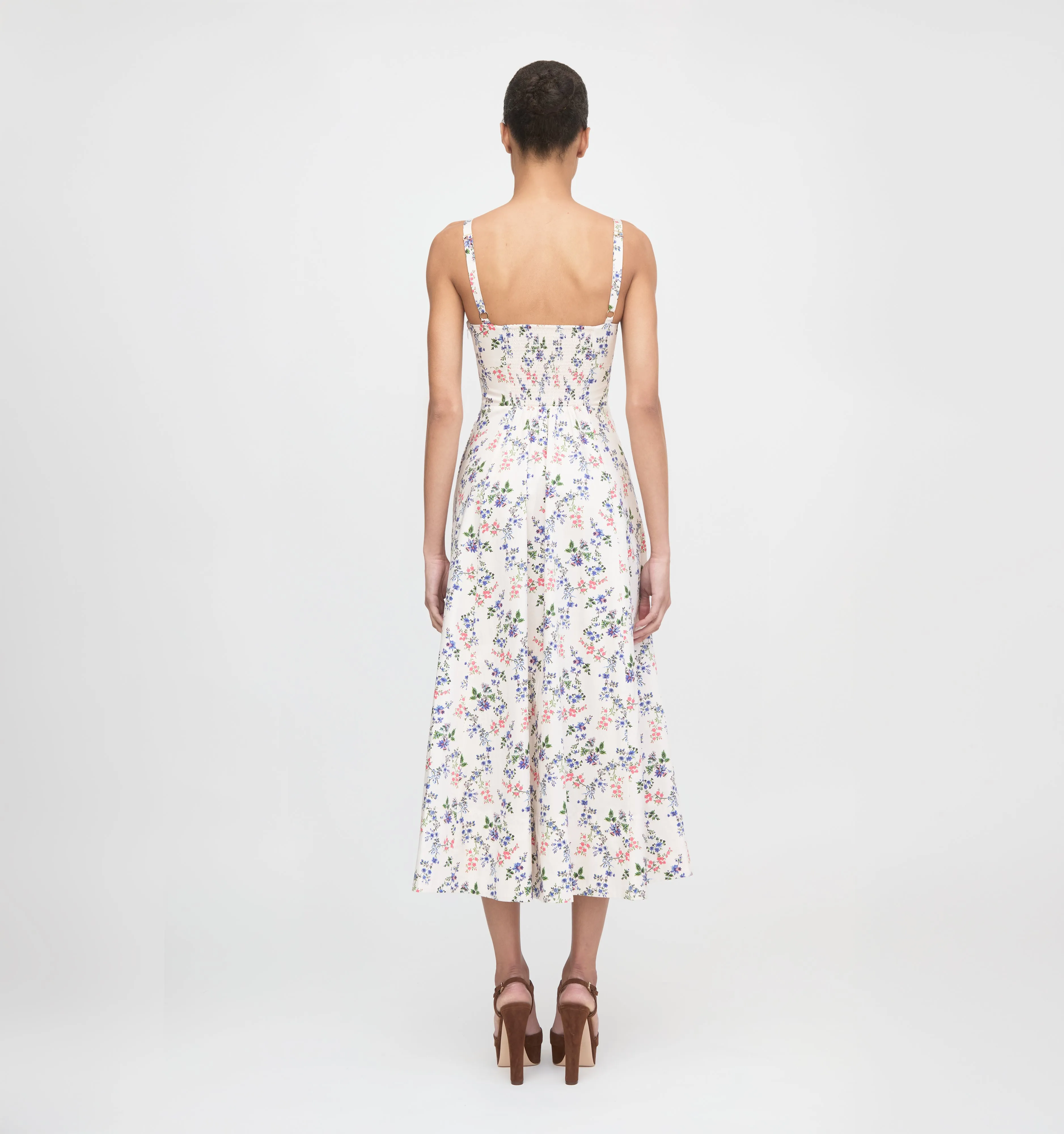 The Margot Dress - Pink Scallop Bow Chintz sold by Hill House Home product image thumbnail 5
