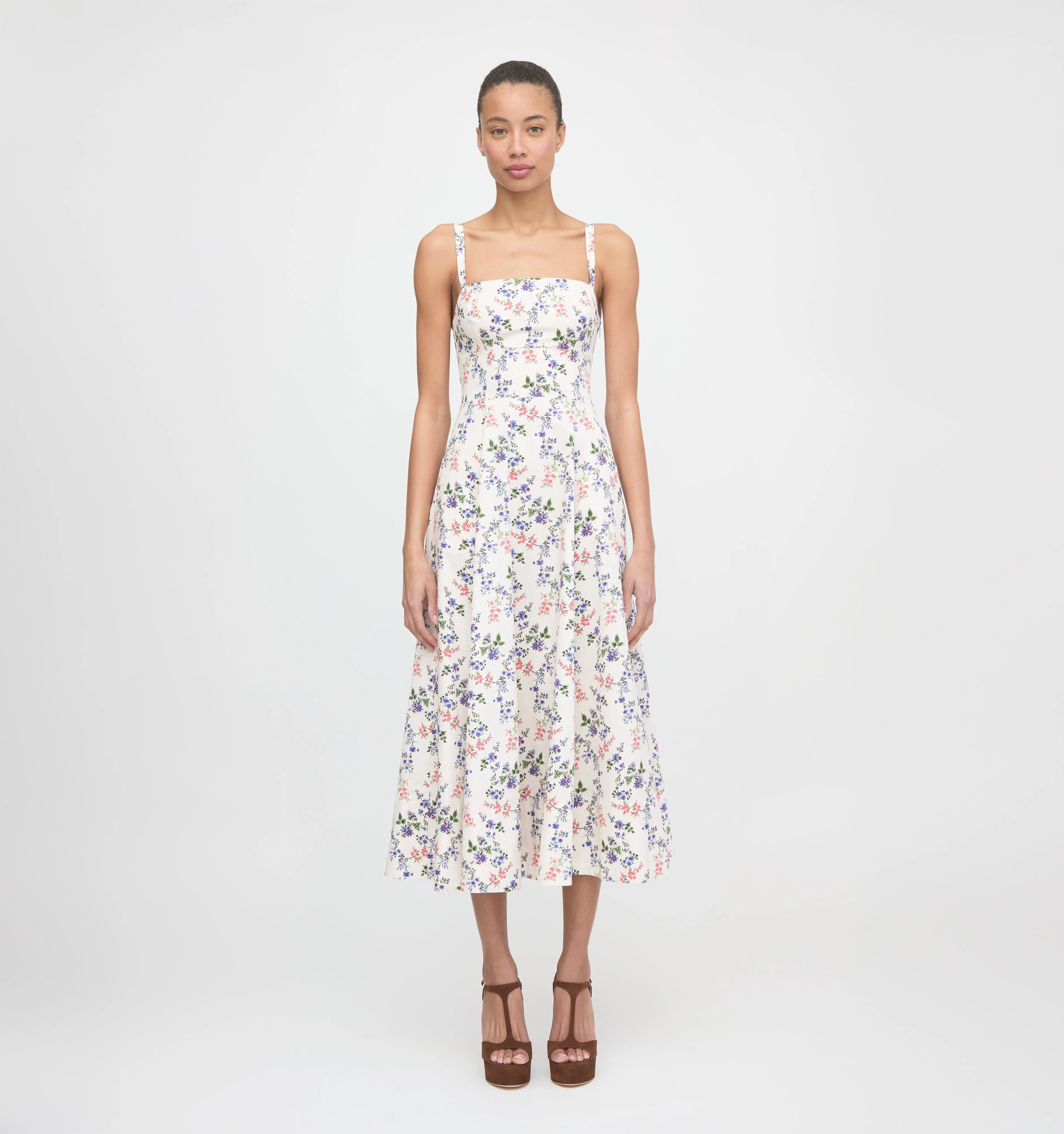 The Margot Dress - Pink Scallop Bow Chintz sold by Hill House Home