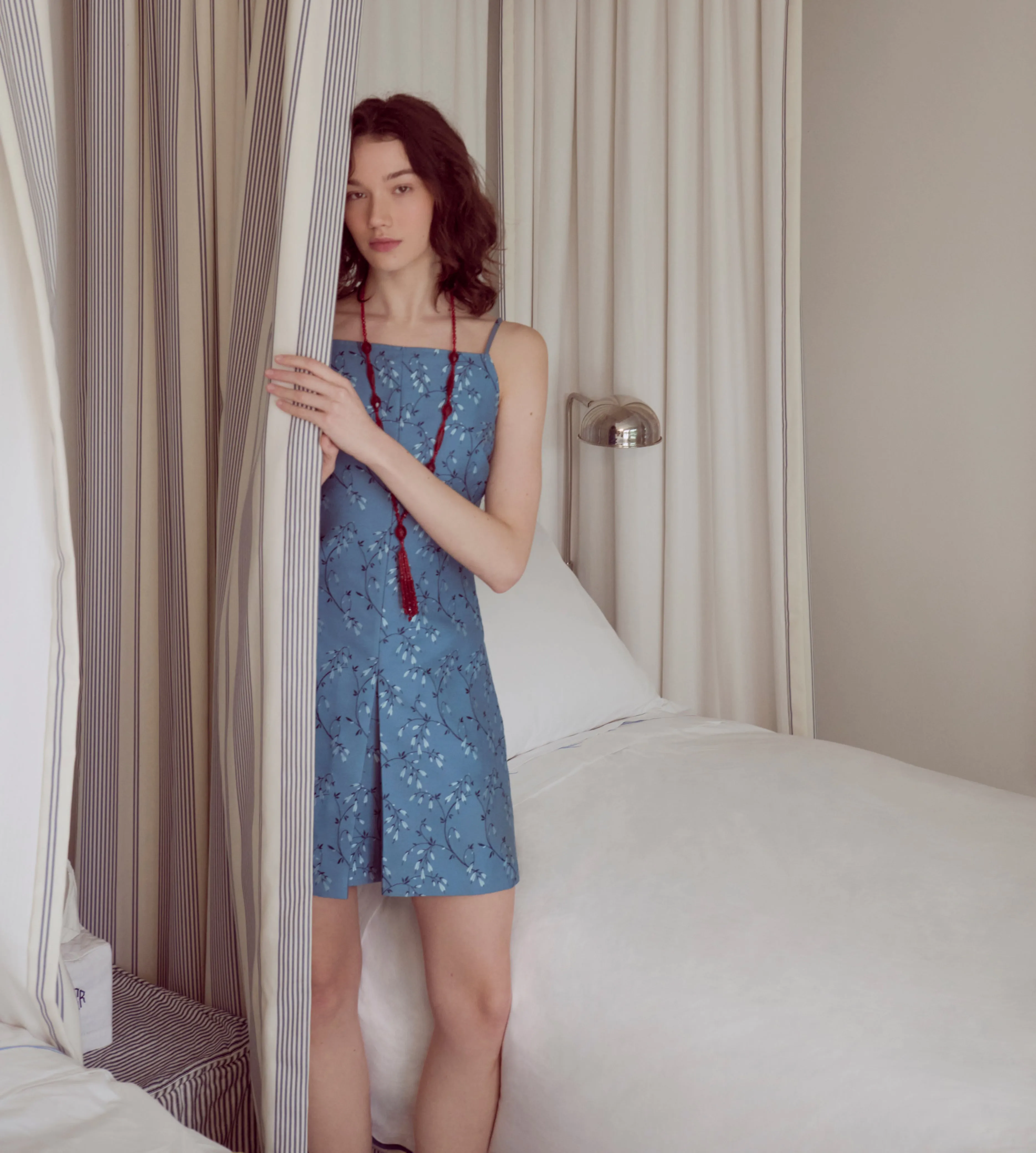 The Fae Dress - Blue Dancing Willow sold by Hill House Home product image thumbnail 2