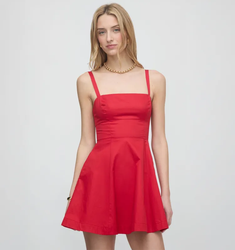 The Margot Mini Dress - Red made by Hill House Home