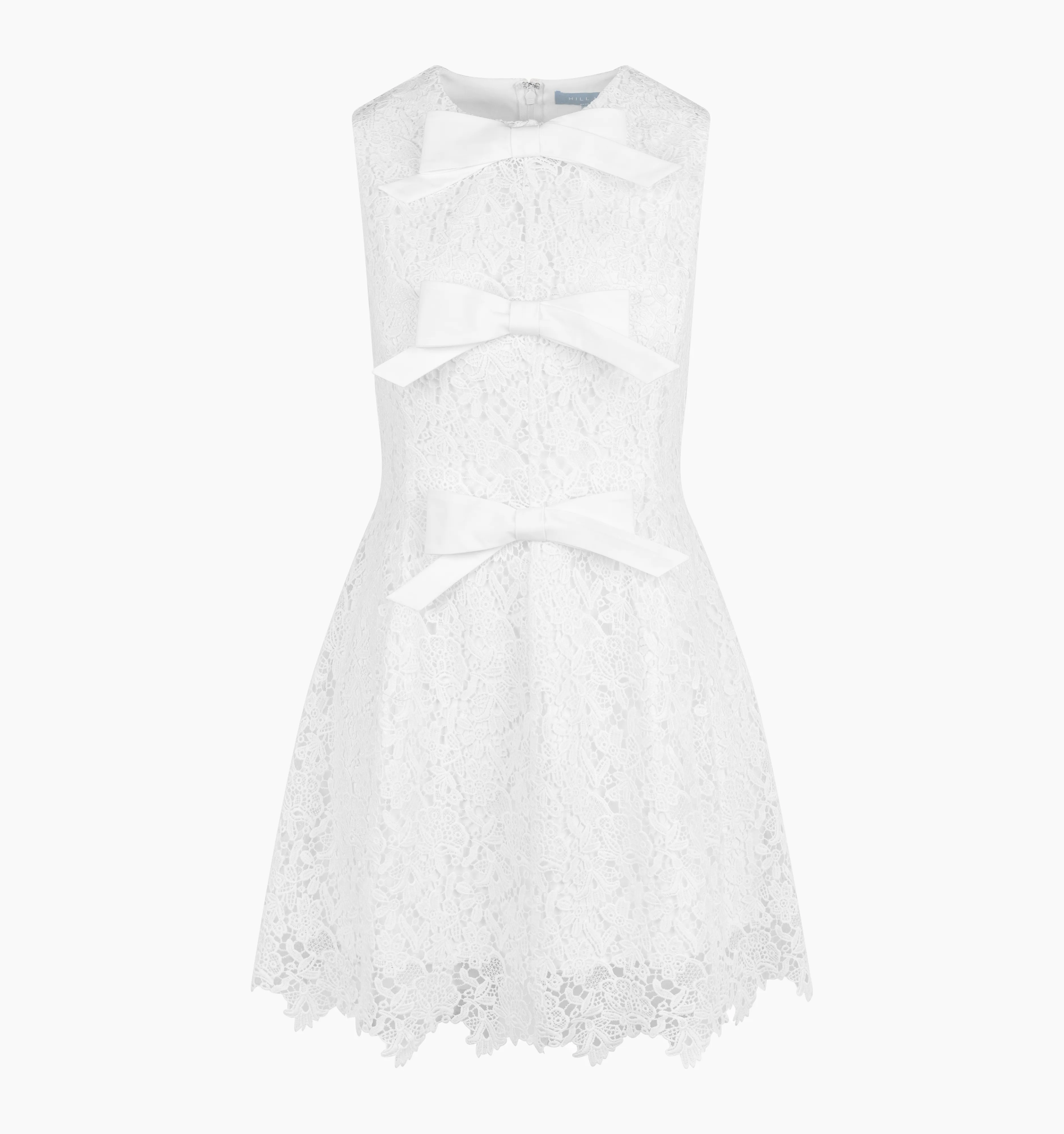 The Blythe Bow Dress - White Lace sold by Hill House Home product image thumbnail 5