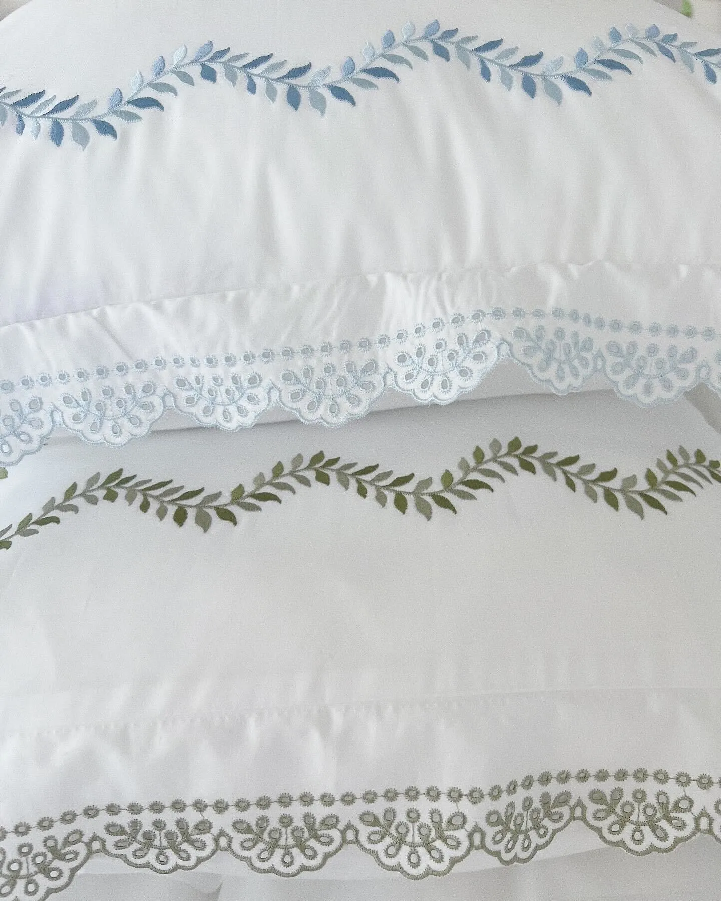 The Duvet Cover - Powder Blue Sloane sold by Hill House Home product image thumbnail 4