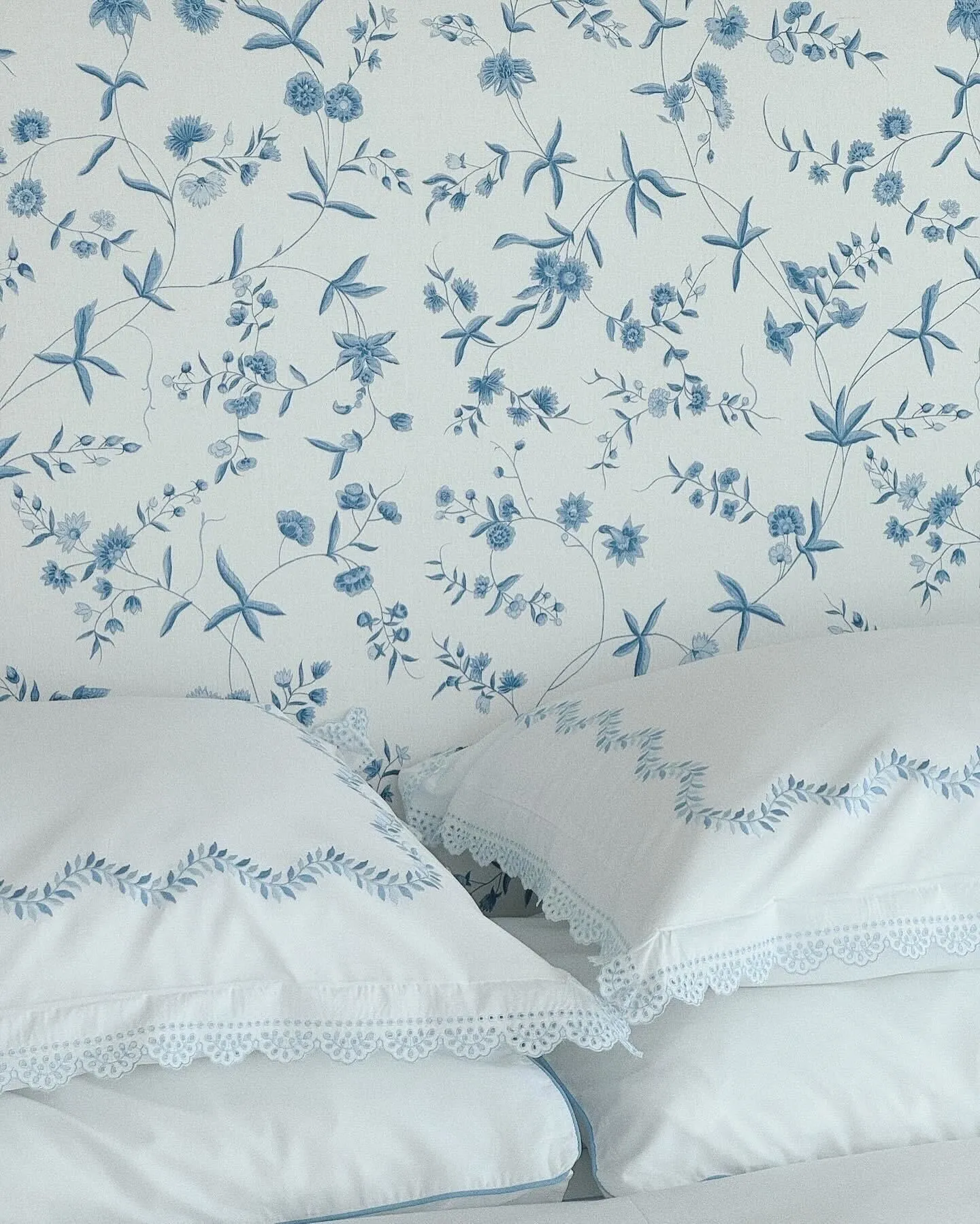 The Duvet Cover - Powder Blue Sloane sold by Hill House Home product image thumbnail 3