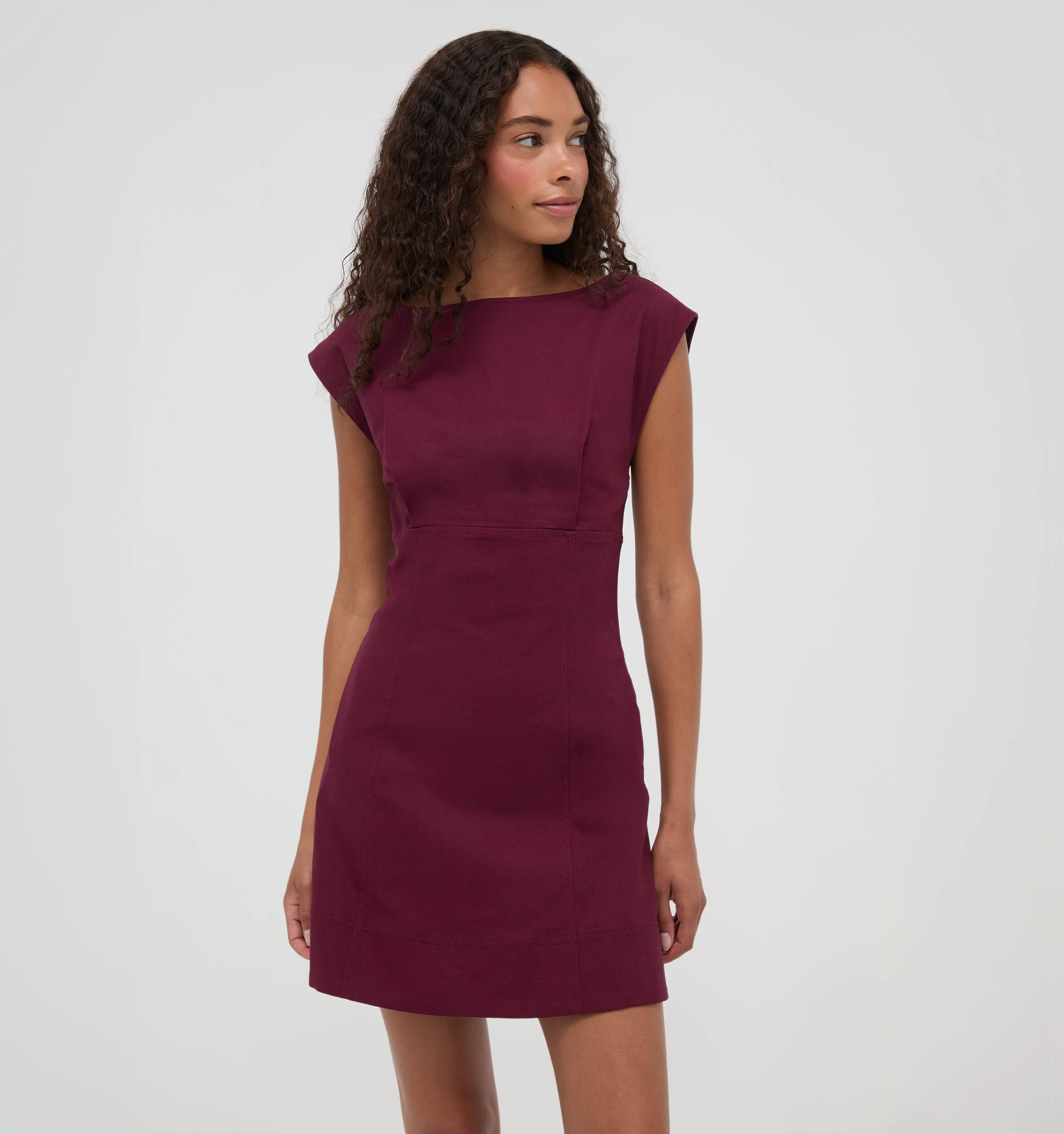 The Rhiannon Dress - Mulberry sold by Hill House Home product image thumbnail 3