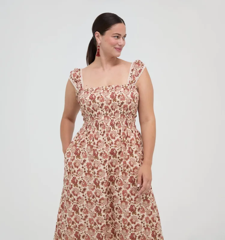 The Harper Nap Dress - Meadowbrook Floral made by Hill House Home