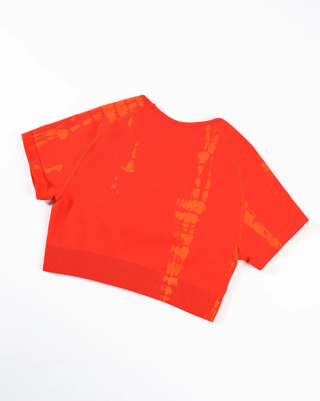 AUROLA Serpentine Seamless Short Sleeve Crop Top(H) sold by Aurola product image thumbnail 3