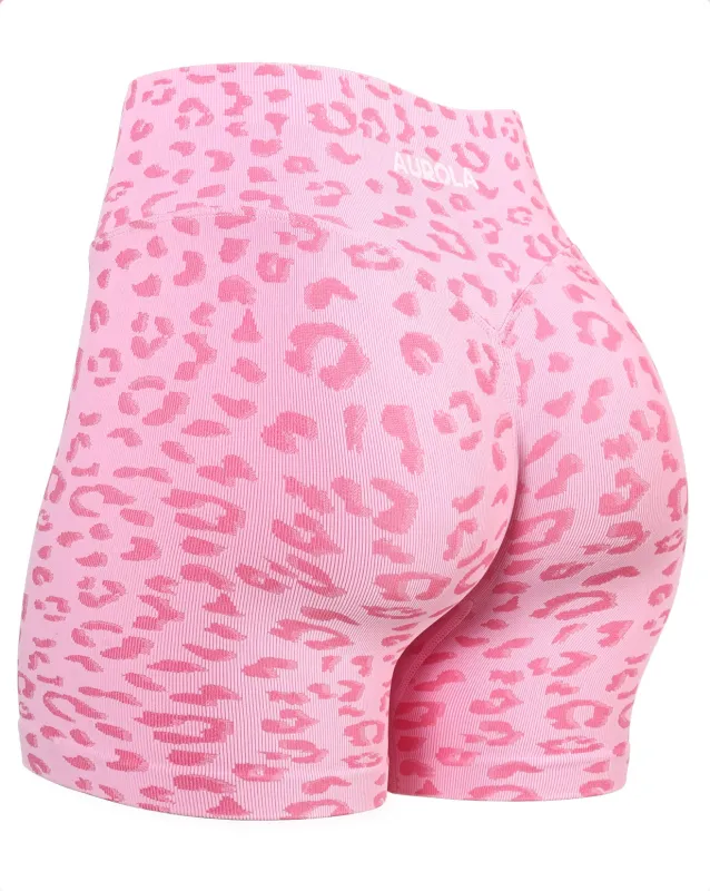 AUROLA Leopard Workout Shorts for Women-Gym Shorts made by Aurola