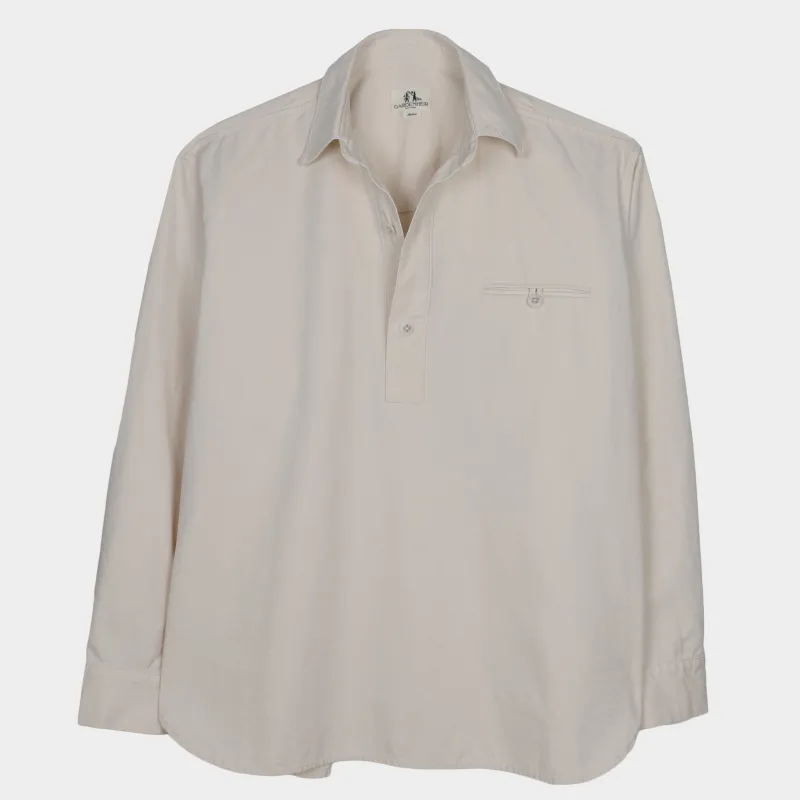 Washed Cotton Gardening Smock No. 2 in Off-White sold by Gardenheir