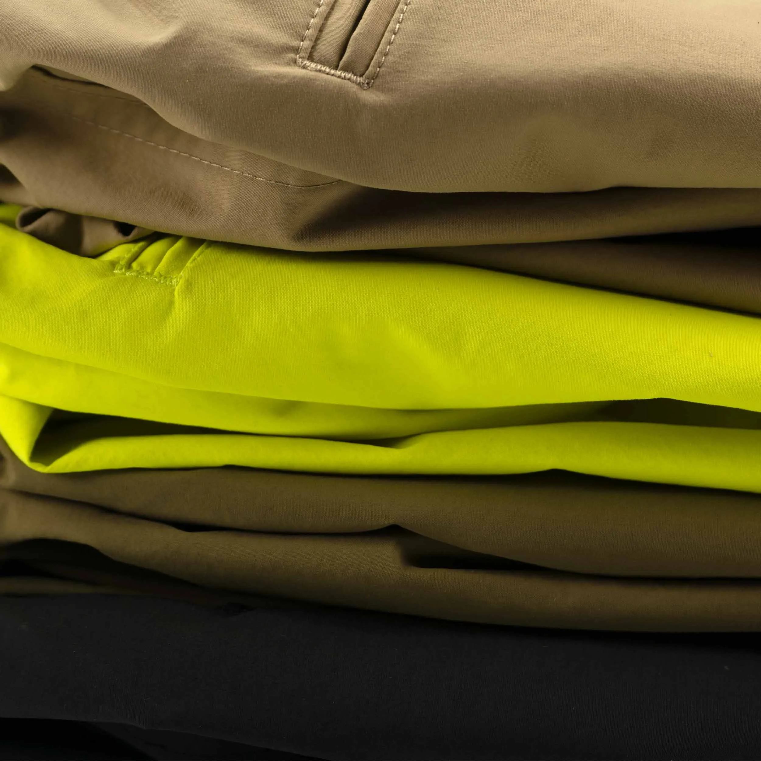 3L Straight Leg Waterproof Pants in Neon Yellow sold by Gardenheir product image thumbnail 4