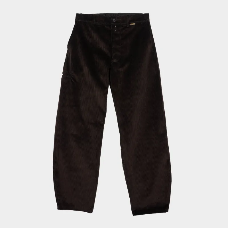 Le Laboureur Corduroy French Farm Pant in Walnut sold by Gardenheir