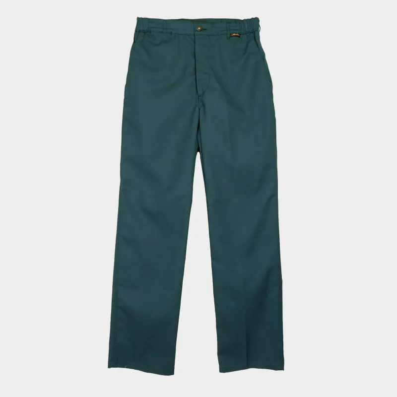 Le Laboureur French Cotton Blend  Work Pant in French Green sold by Gardenheir