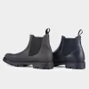 Calfskin Waterproof Chelsea Boot in Black sold by Gardenheir