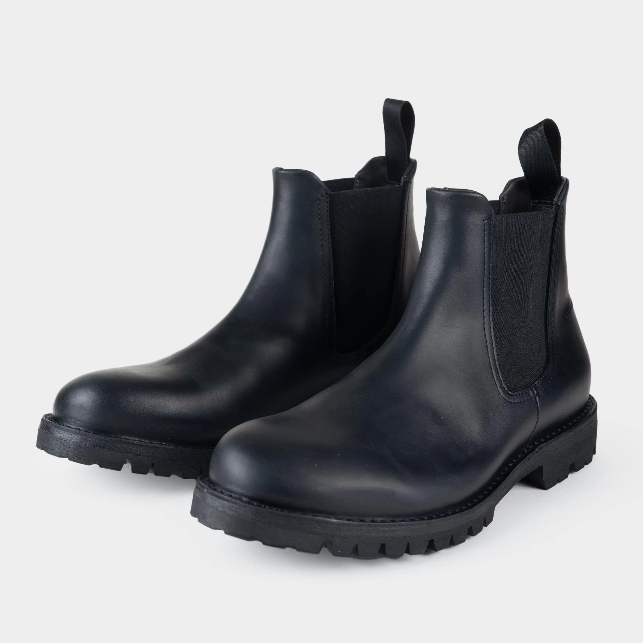Calfskin Waterproof Chelsea Boot in Black sold by Gardenheir product image thumbnail 2