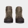 Calfskin Weatherproof Gardening Boots in Olive sold by Gardenheir