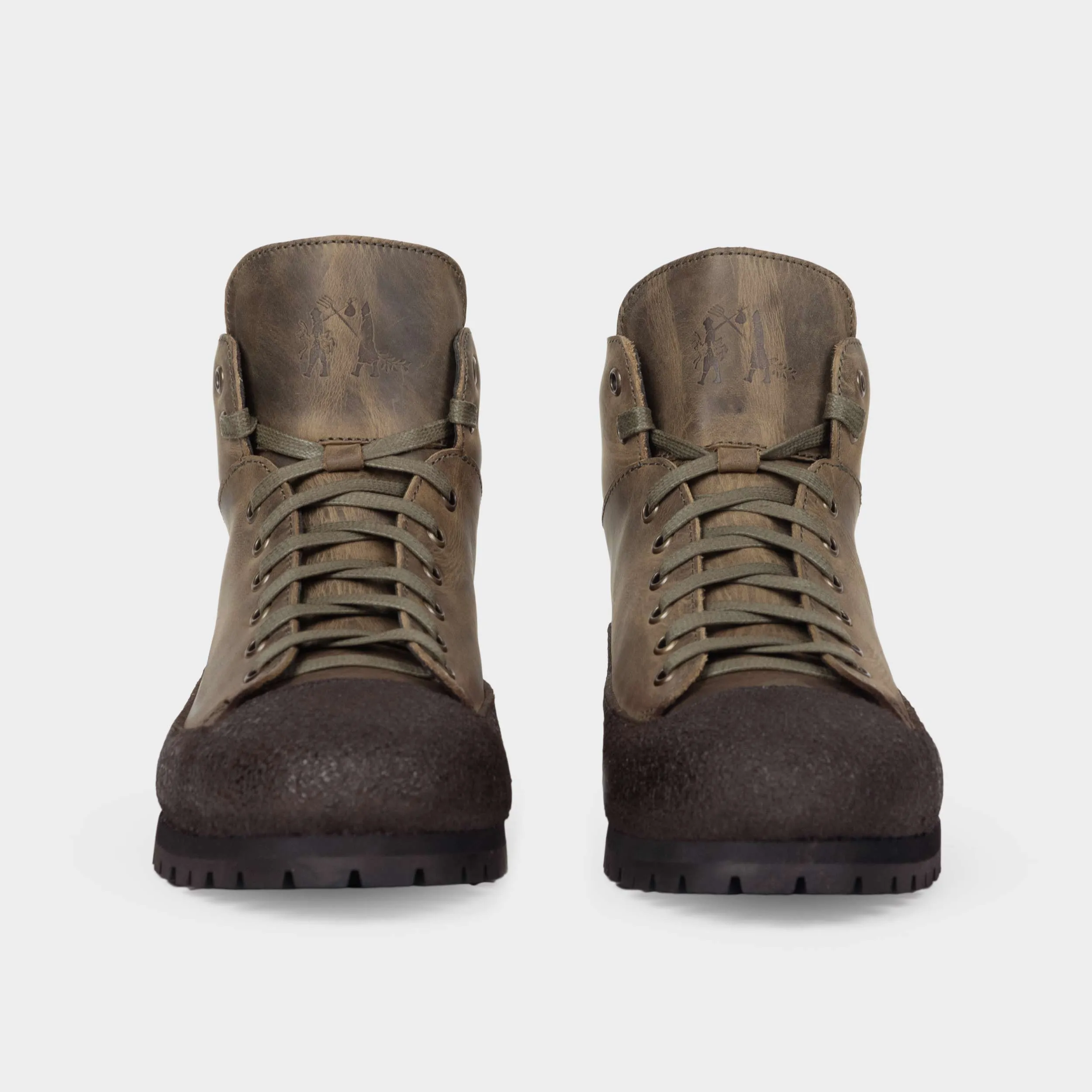 Calfskin Weatherproof Gardening Boots in Olive sold by Gardenheir product image thumbnail 5