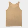 Cotton Mesh Tank Top in Wheat sold by Gardenheir