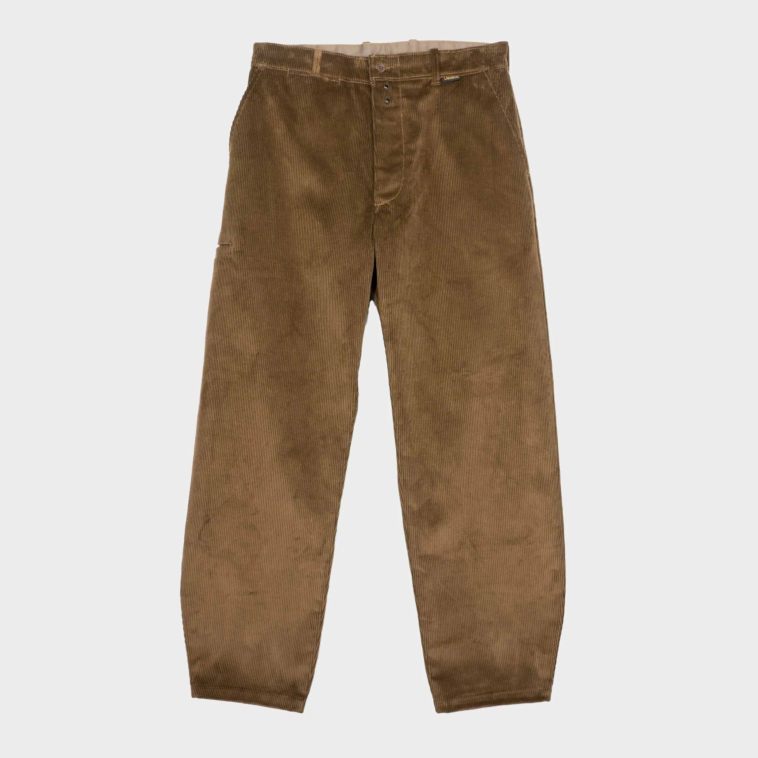 Le Laboureur Corduroy French Farm Pant in Hazelnut sold by Gardenheir