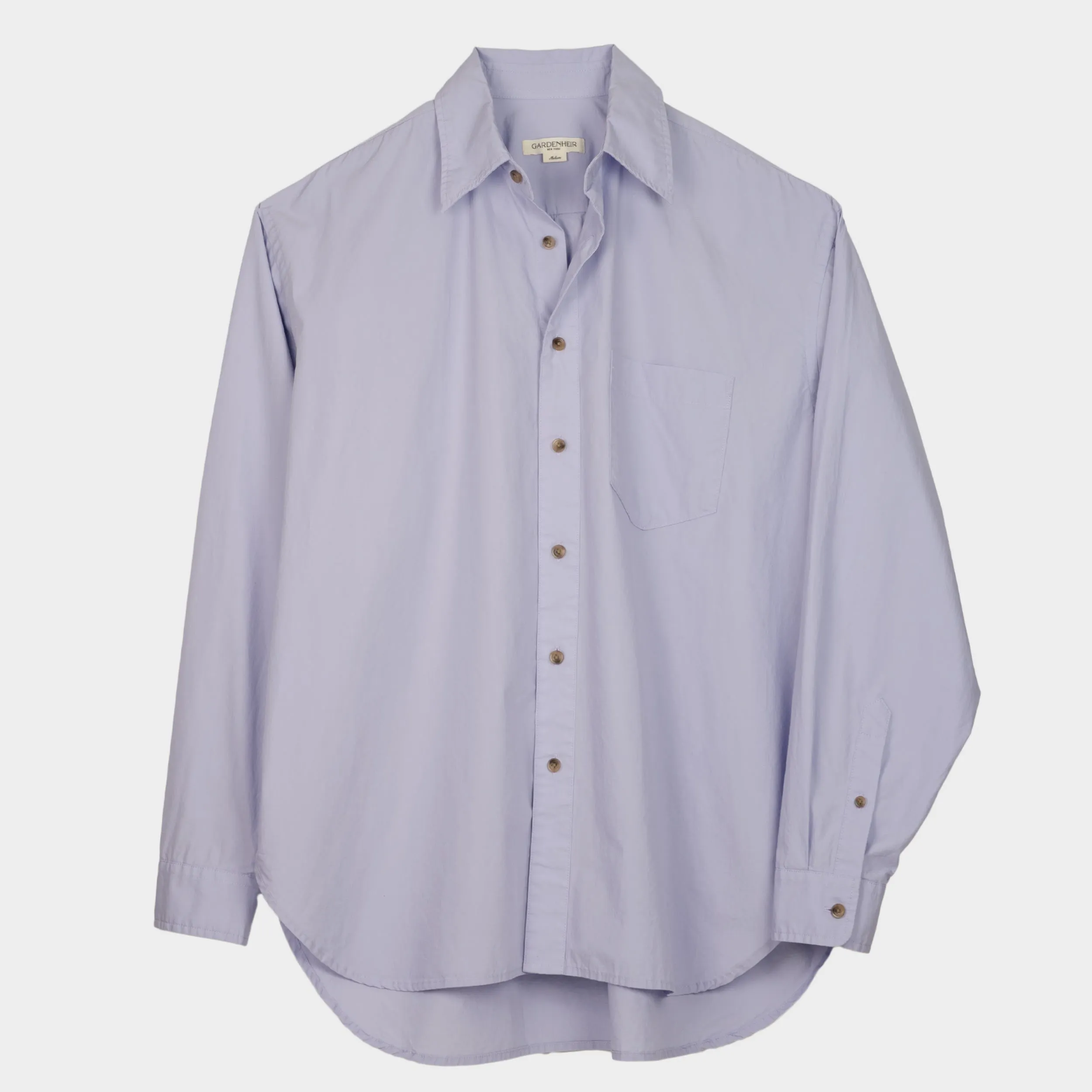 Japanese Typewriter Cotton Gardening Chemise in Lilac sold by Gardenheir