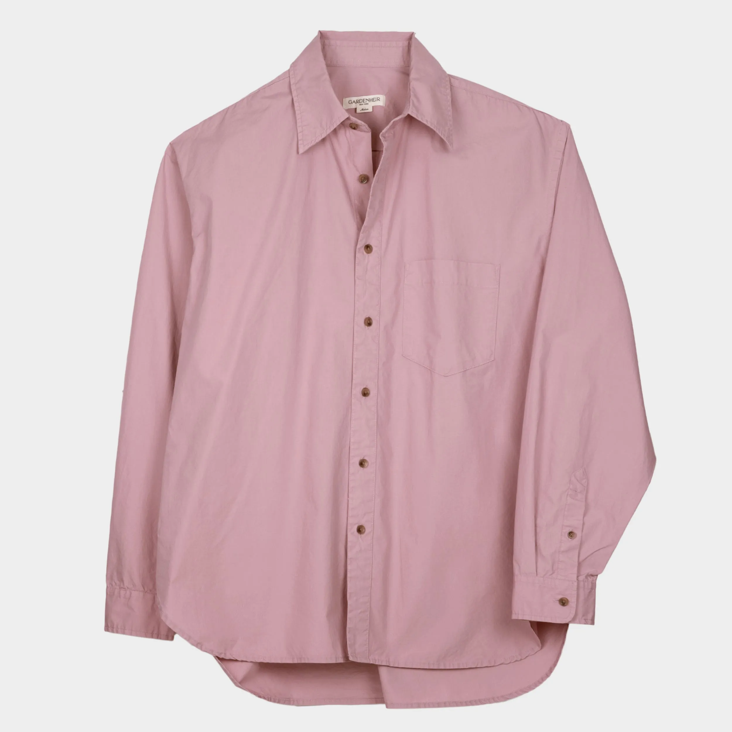 Japanese Typewriter Cotton Gardening Chemise in Rose sold by Gardenheir