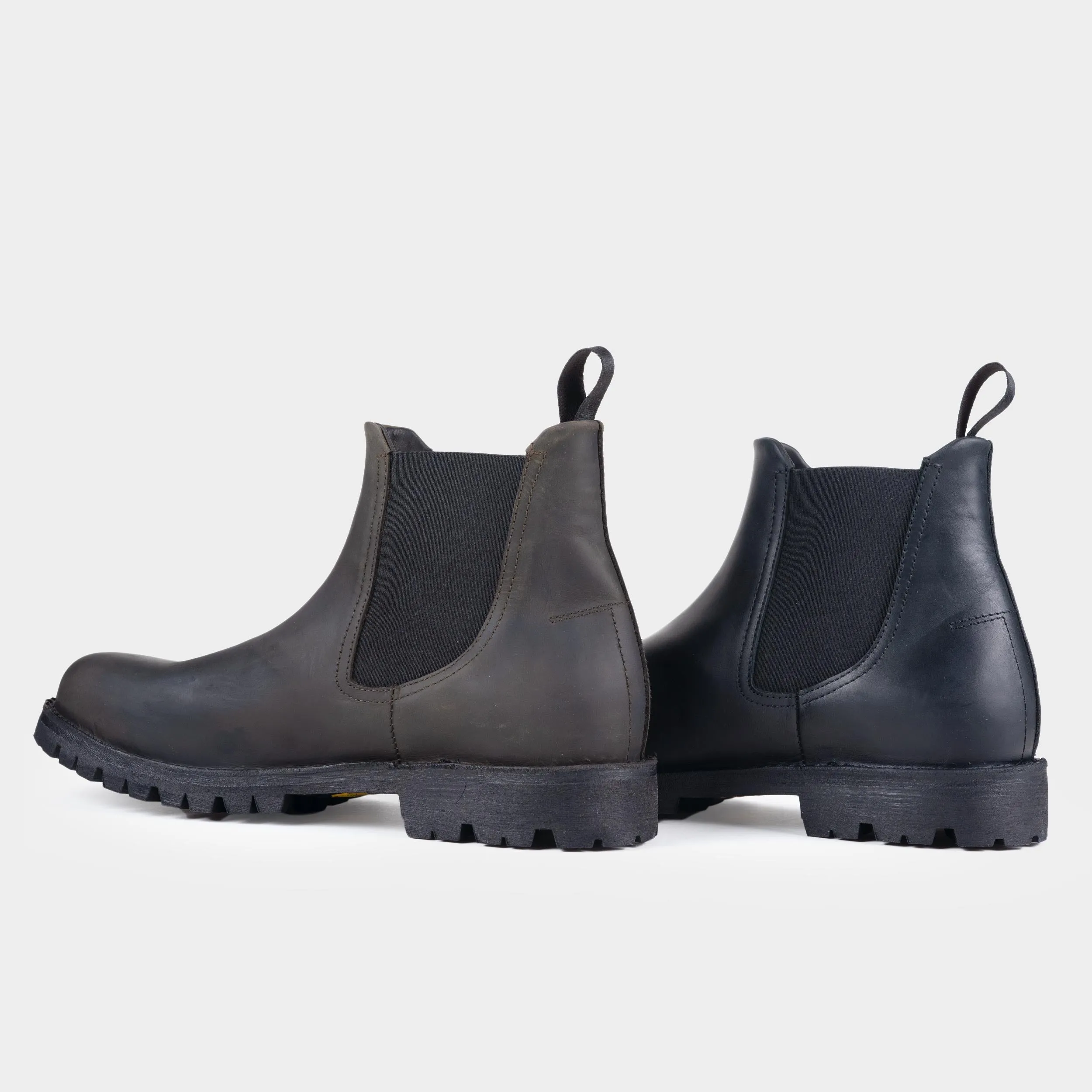 Calfskin Waterproof Chelsea Boot in Bark sold by Gardenheir product image thumbnail 4