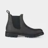 Calfskin Waterproof Chelsea Boot in Bark sold by Gardenheir