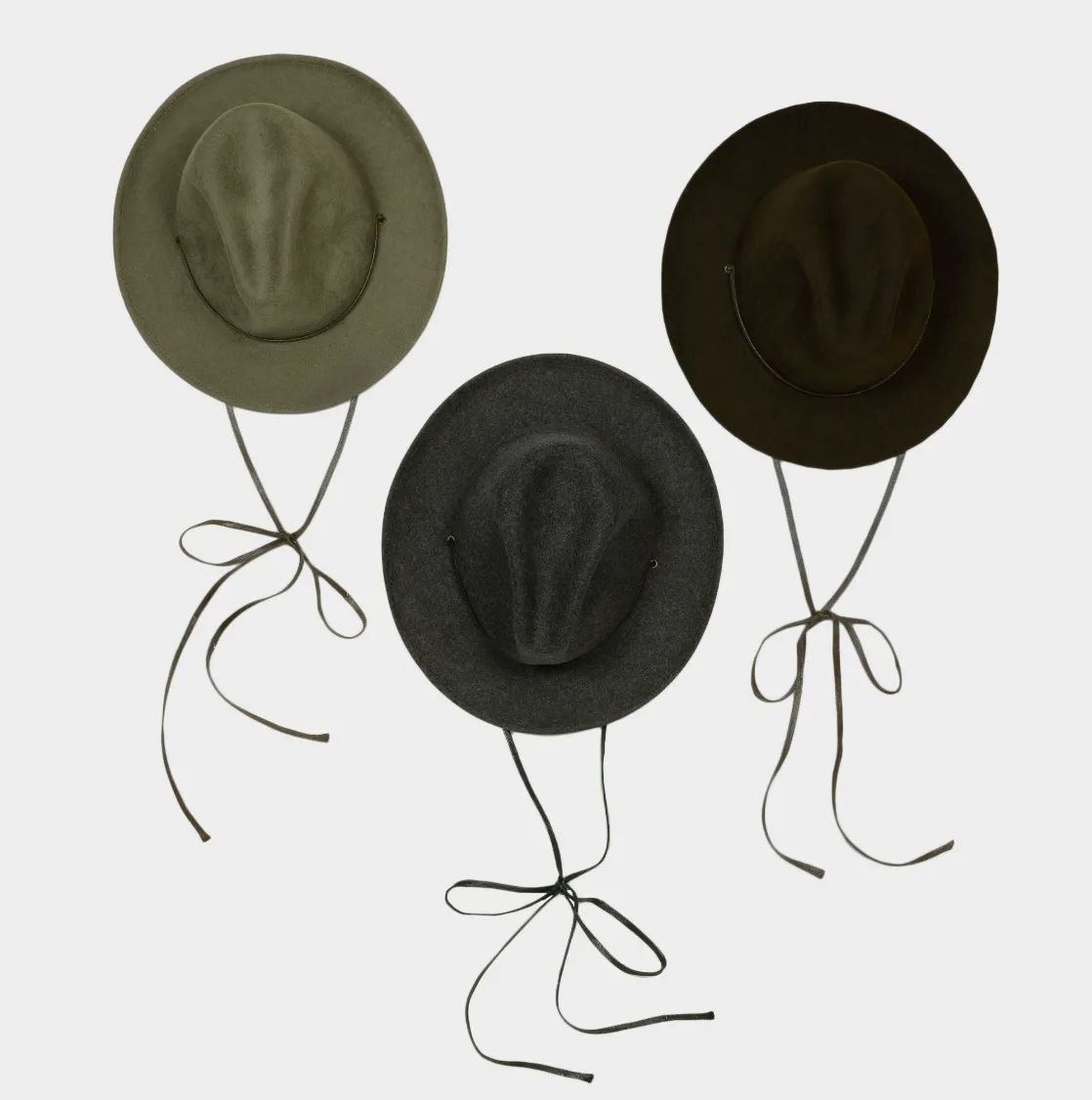 Felted Wool Hat with Chin Strap sold by Gardenheir