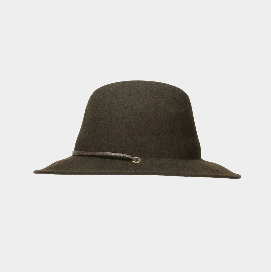 Felted Wool Hat with Chin Strap sold by Gardenheir product image thumbnail 4