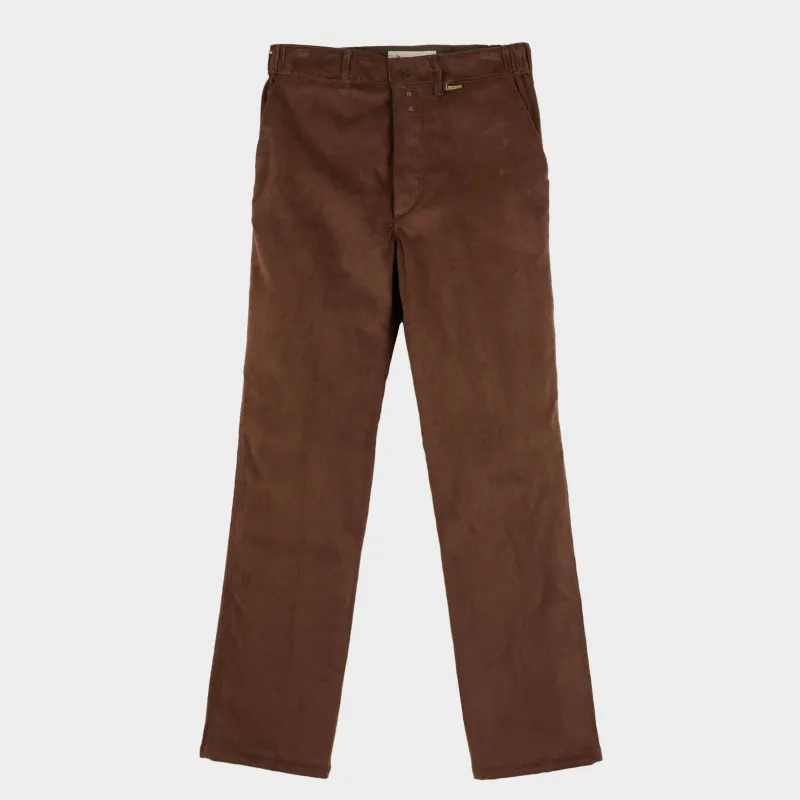 Le Laboureur X Gardenheir Fine Corduroy Work Pant in Sable sold by Gardenheir