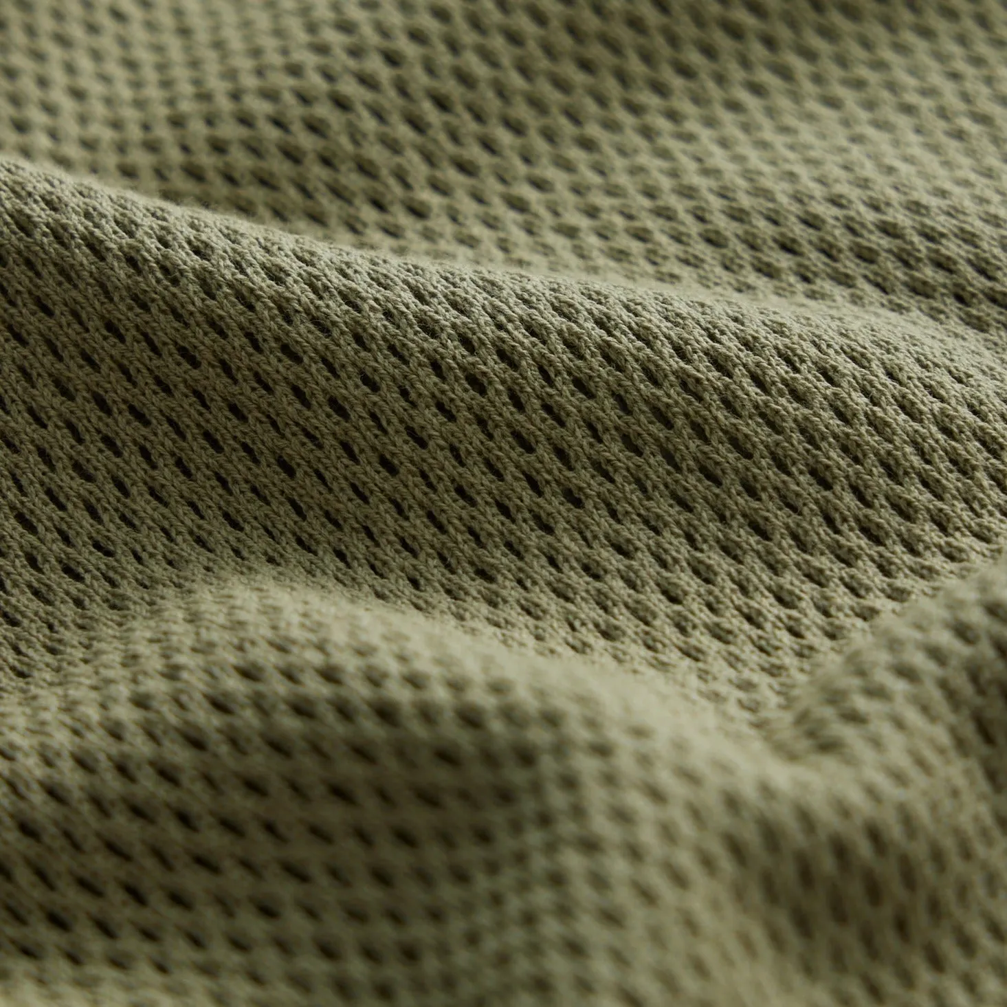 Todd Snyder x Gardenheir Cotton Mesh long Sleeve Shirt in Sage sold by Gardenheir product image thumbnail 3