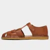 Todd Snyder x Gardenheir Leather Fisherman Sandals in Cognac sold by Gardenheir