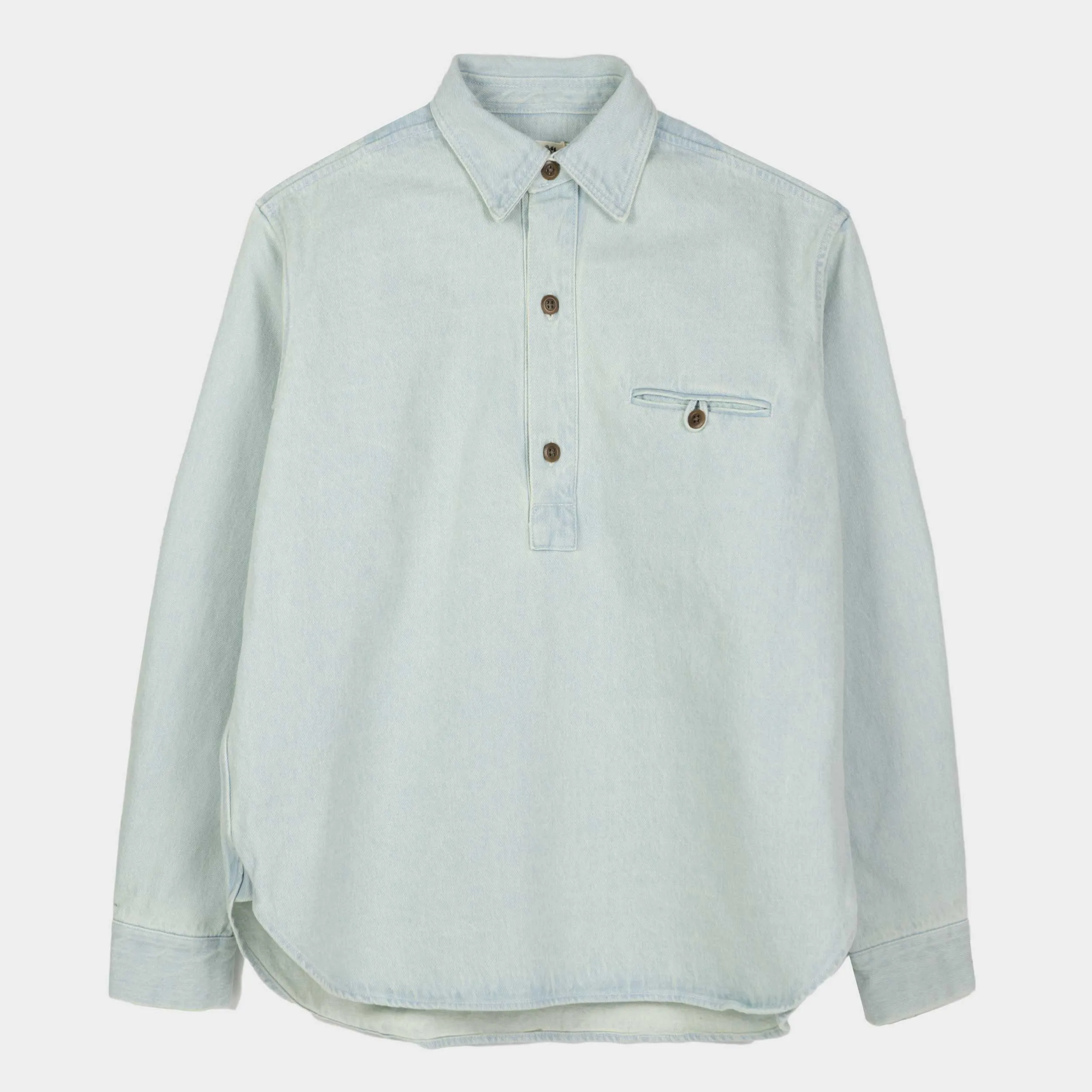 Japanese Denim Gardening Smock No. 2 in Light Denim sold by Gardenheir product image thumbnail 3