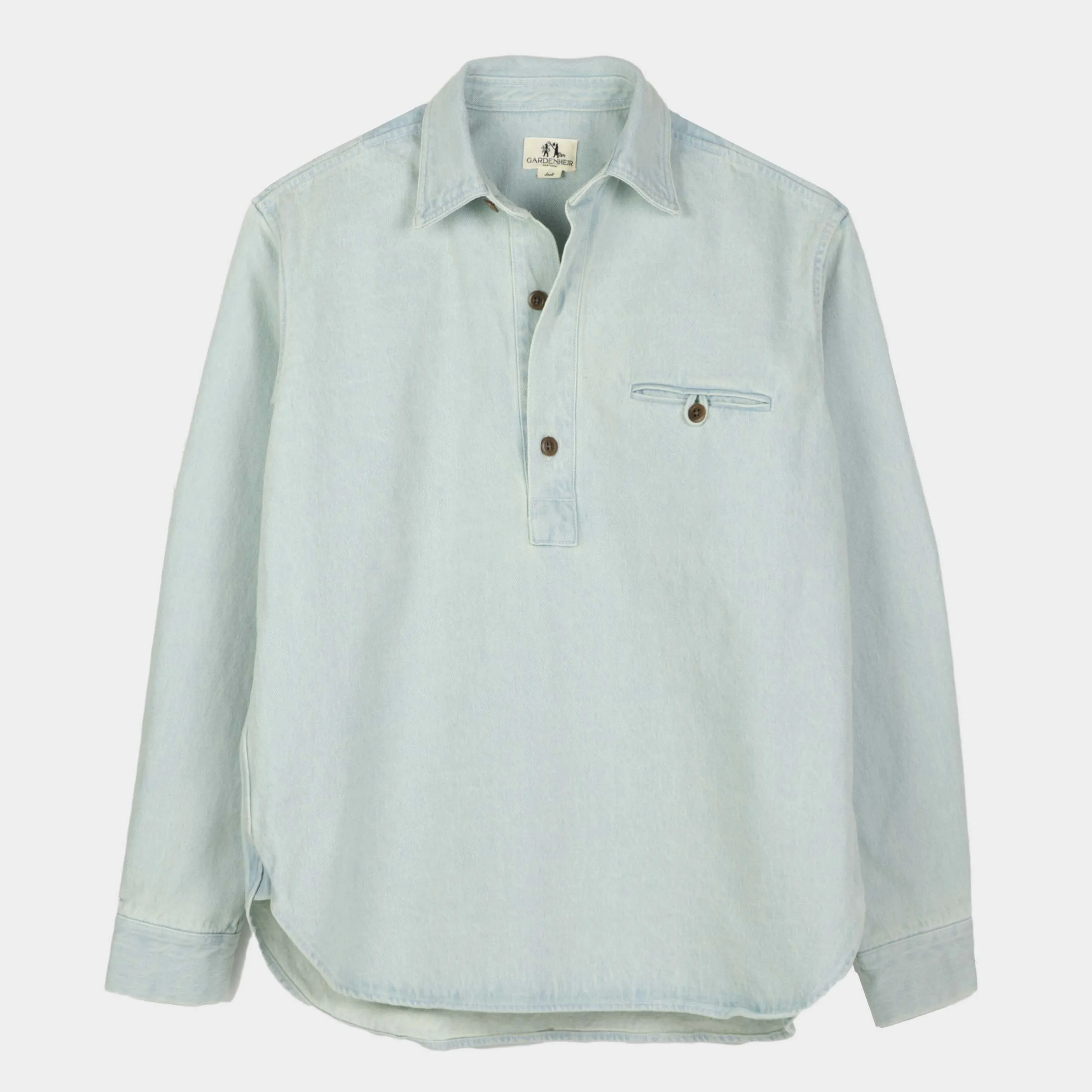 Japanese Denim Gardening Smock No. 2 in Light Denim sold by Gardenheir product image thumbnail 2