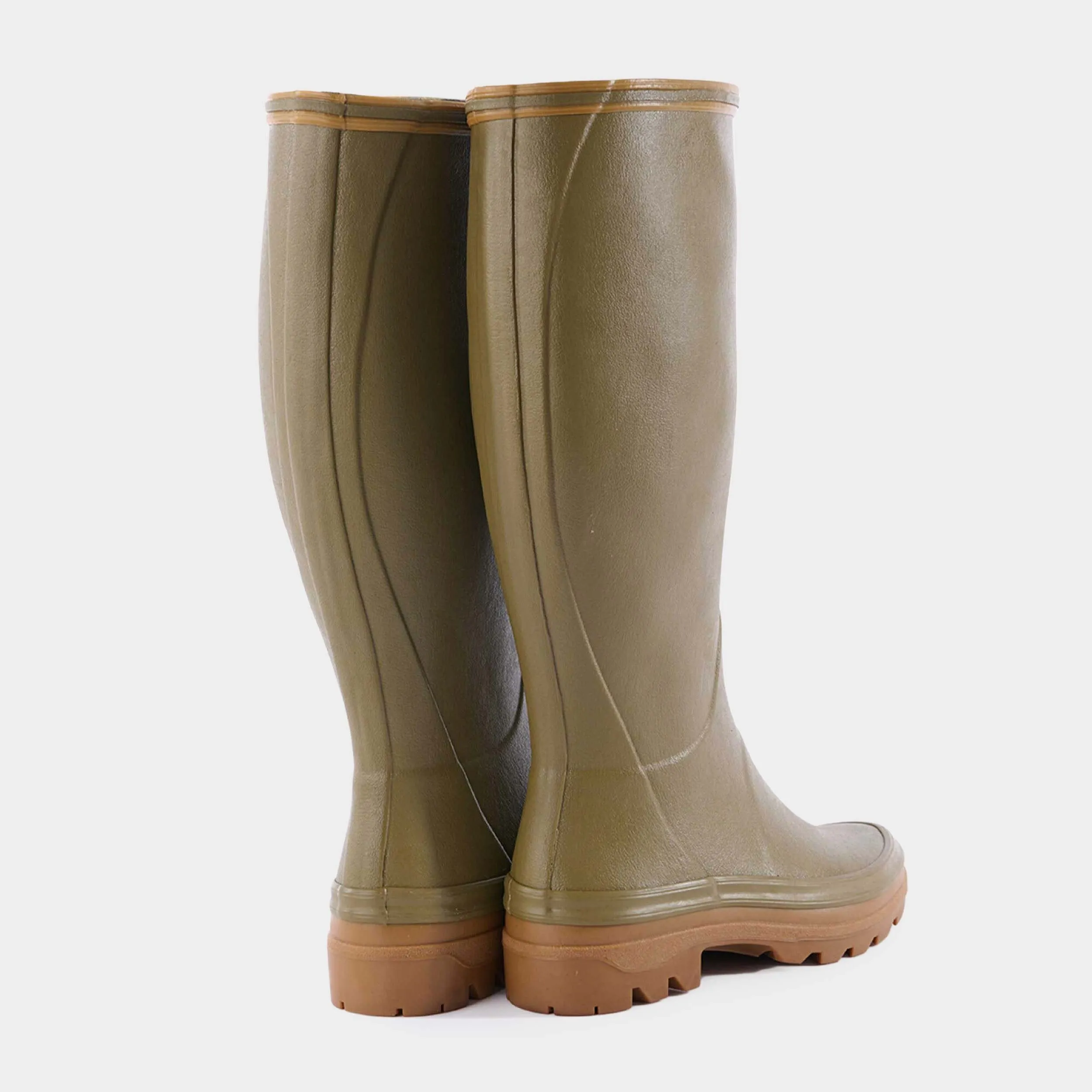 Le Chameau WOMEN'S Giverny Jersey Lined Boot in Vert Vierzon sold by Gardenheir product image thumbnail 2