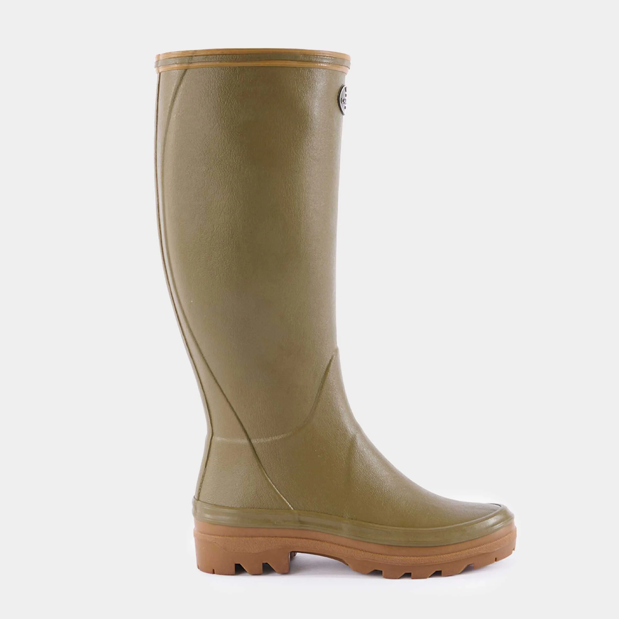 Le Chameau WOMEN'S Giverny Jersey Lined Boot in Vert Vierzon sold by Gardenheir product image thumbnail 3