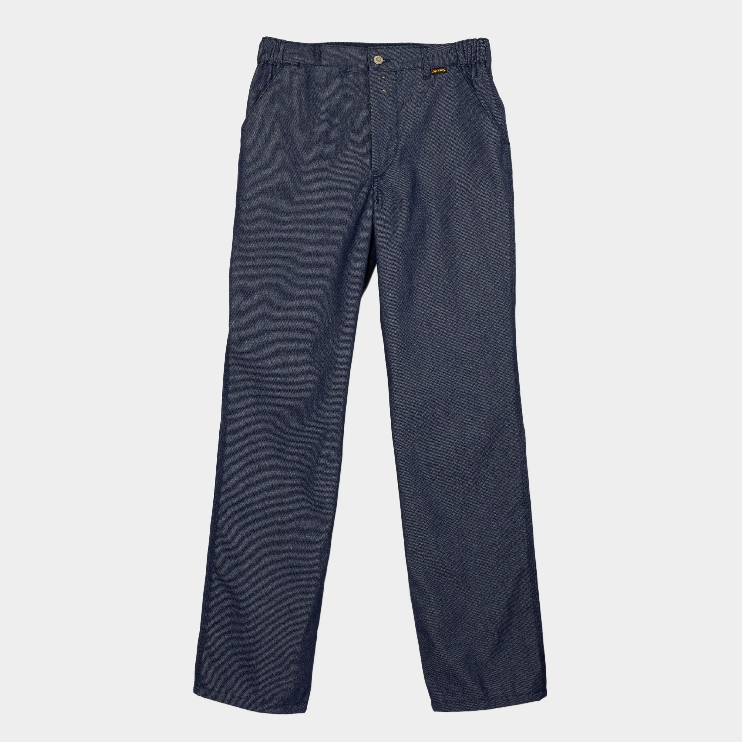 Le Laboureur for Gardenheir Denim Work Pant in Dark Denim sold by Gardenheir