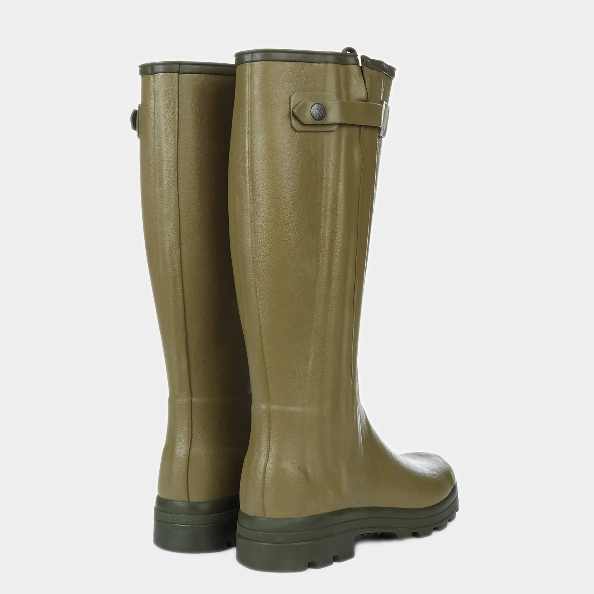 Le Chameau Mens CHASSEUR LEATHER LINED BOOT in Vert Vierzon sold by Gardenheir product image thumbnail 3