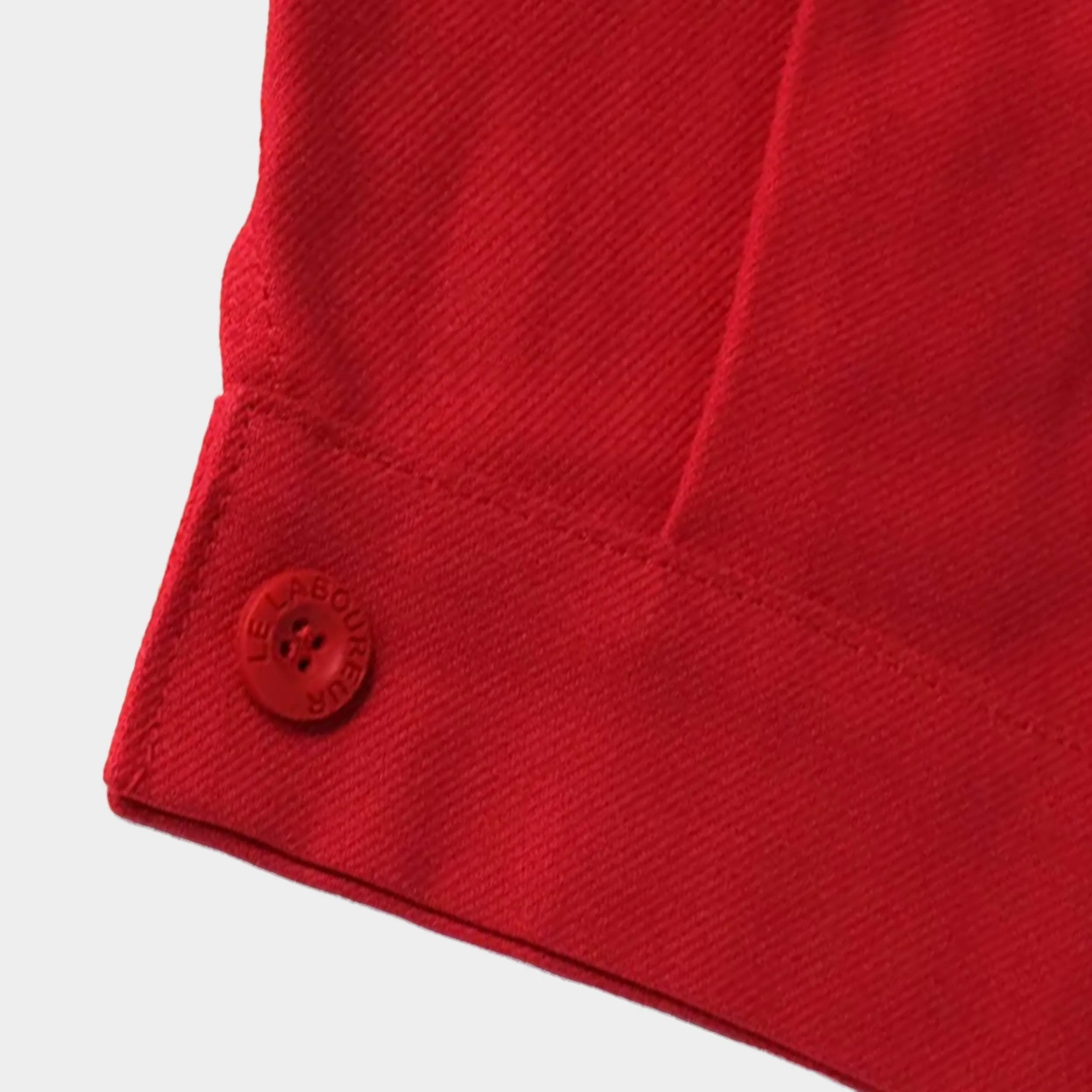 Le Laboureur French Cotton Work Jacket in Red sold by Gardenheir product image thumbnail 2