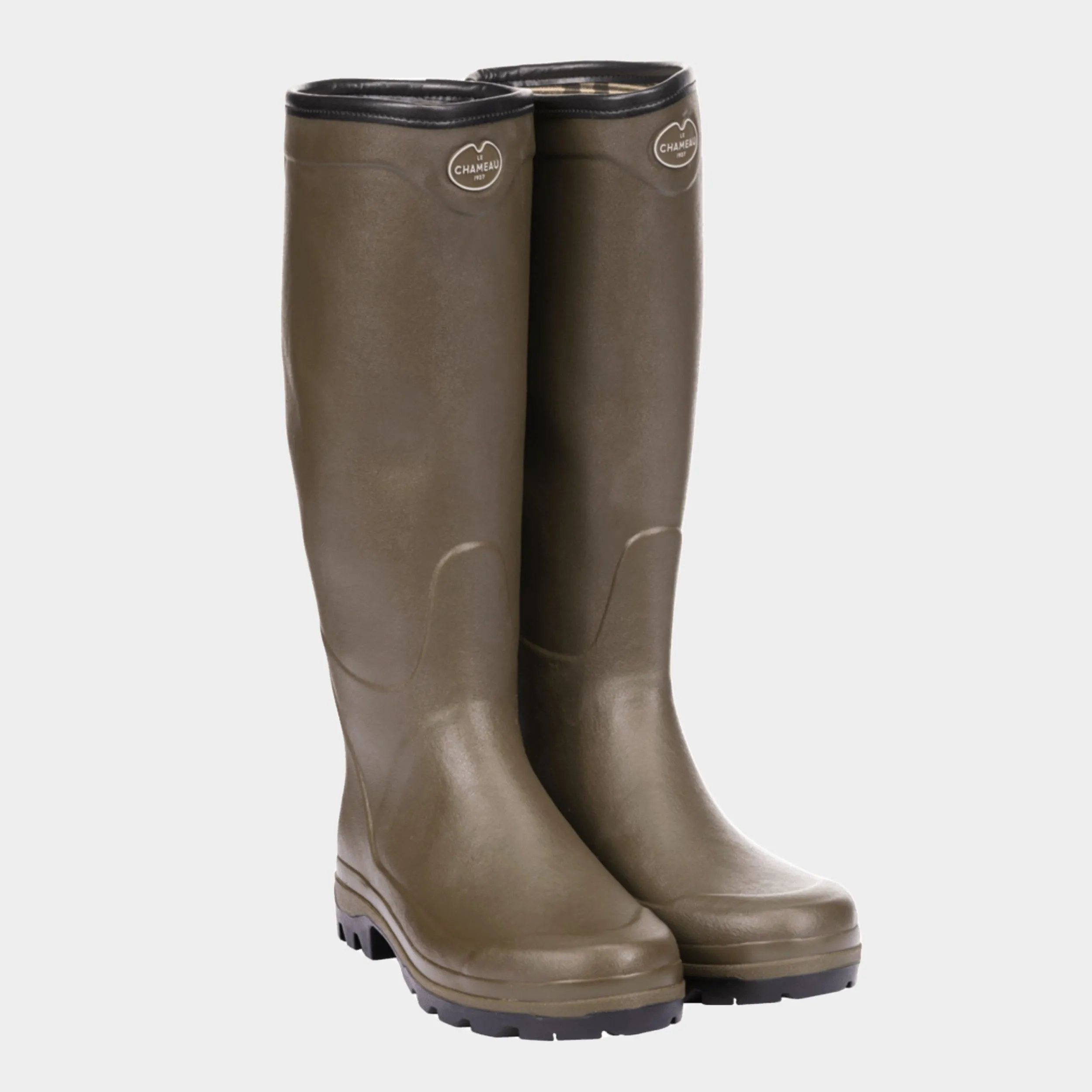 Le Chameau MEN'S Cross Country Jersey LINED BOOT in Vert Chameau sold by Gardenheir