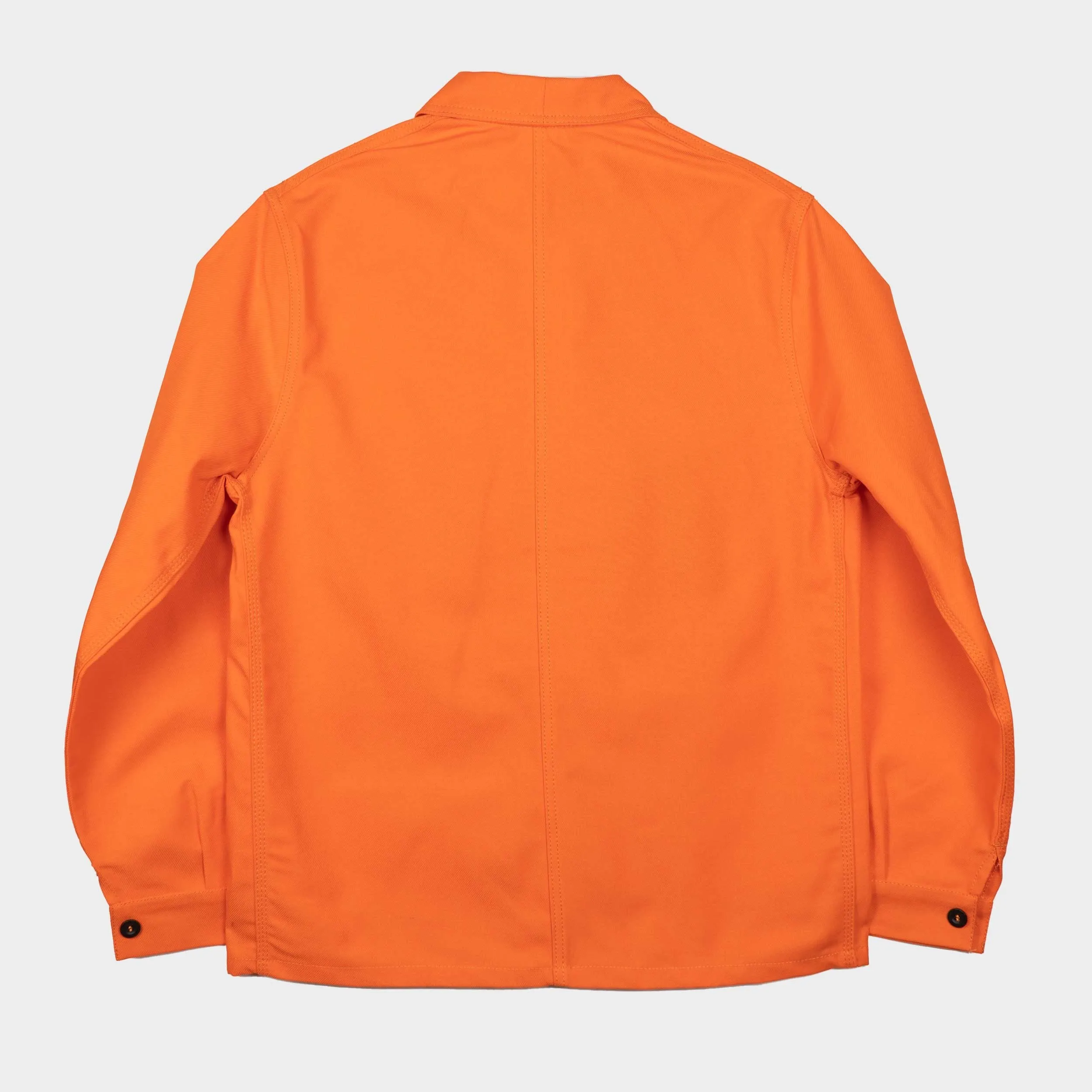 Le Laboureur French Cotton Work Jacket in Safety Orange sold by Gardenheir product image thumbnail 2