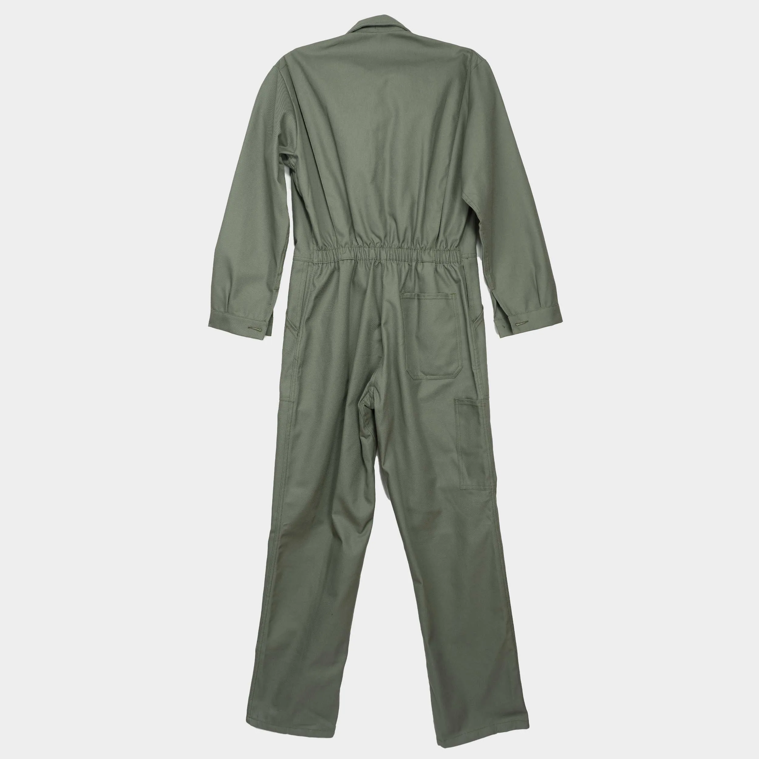 Le Laboureur for Gardenheir French Cotton Blend Coveralls in Olive Green sold by Gardenheir product image thumbnail 2