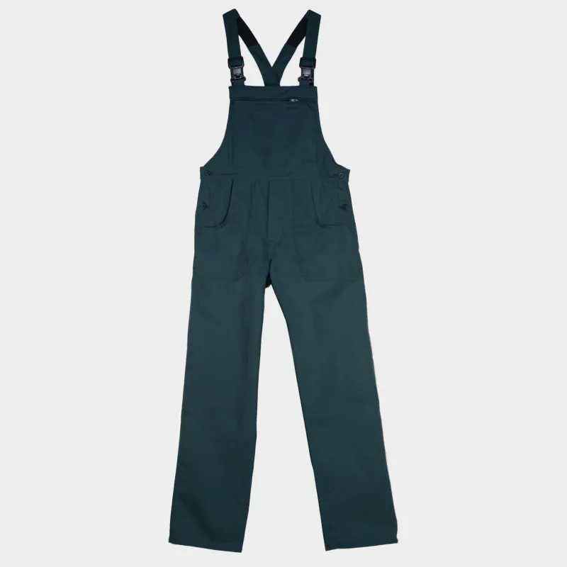 Le Laboureur French Cotton Blend Overalls in French Green sold by Gardenheir